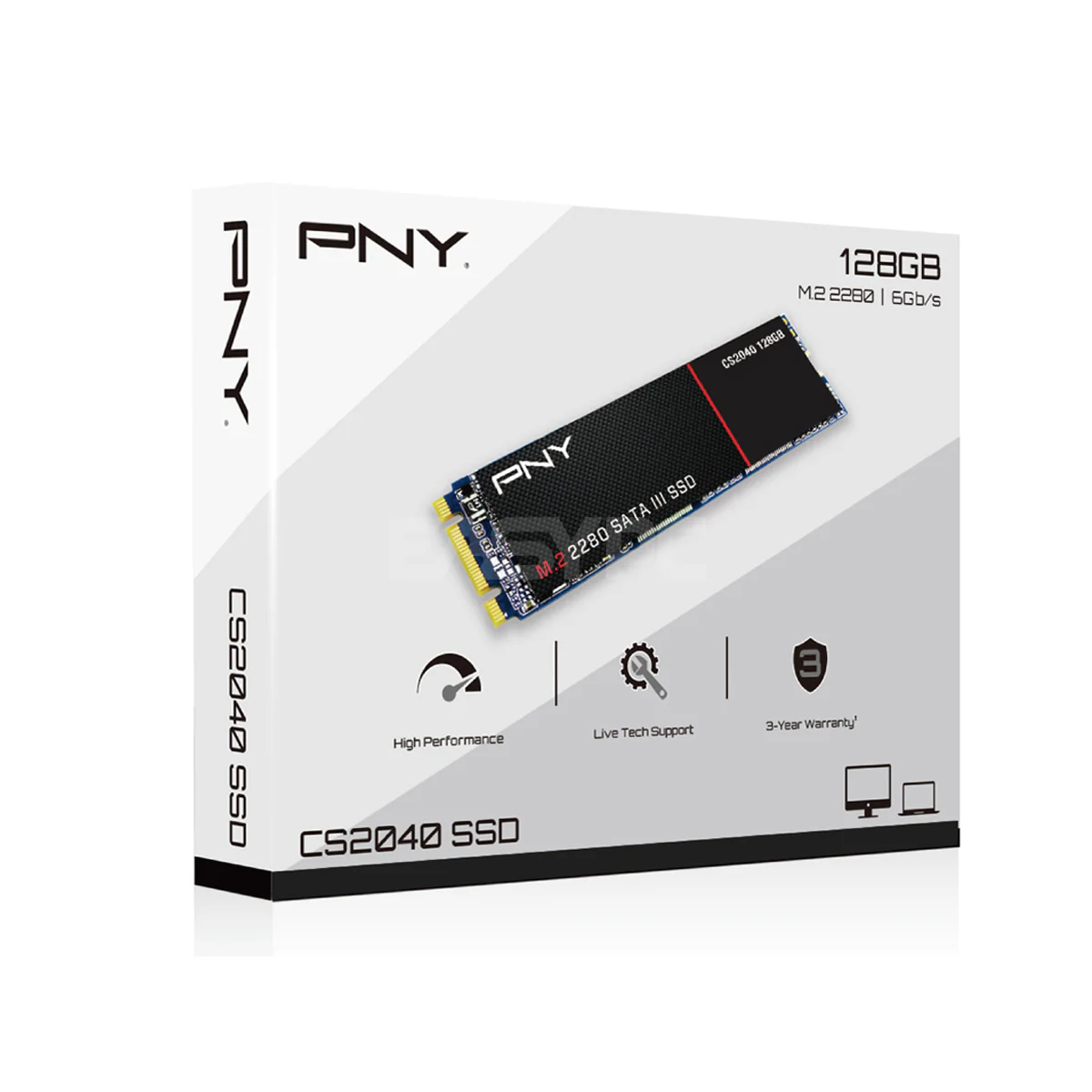 PNY CS2040 128gb M.2 Solid State Drive Sata