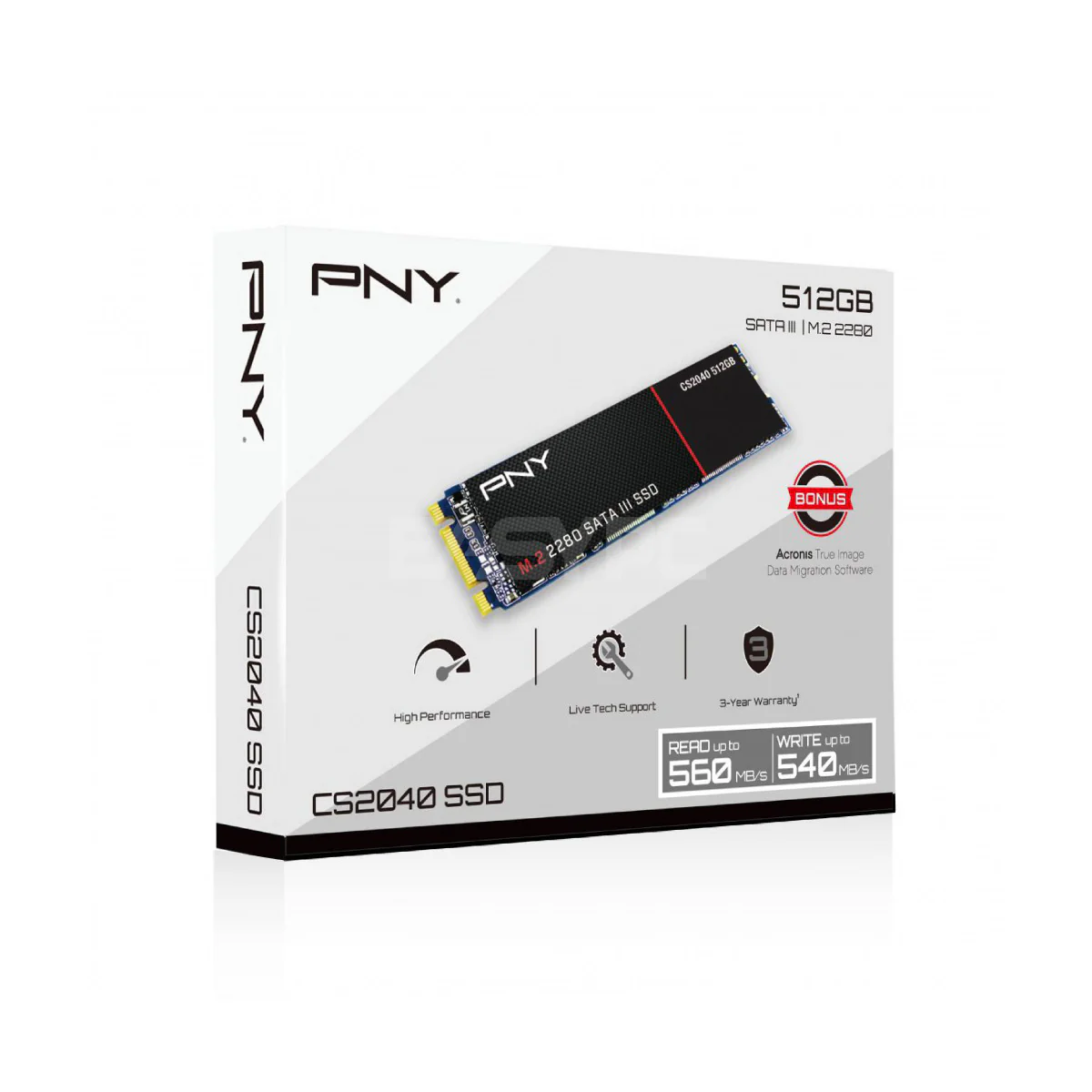 PNY CS2040 512gb M.2 Solid State Drive Sata