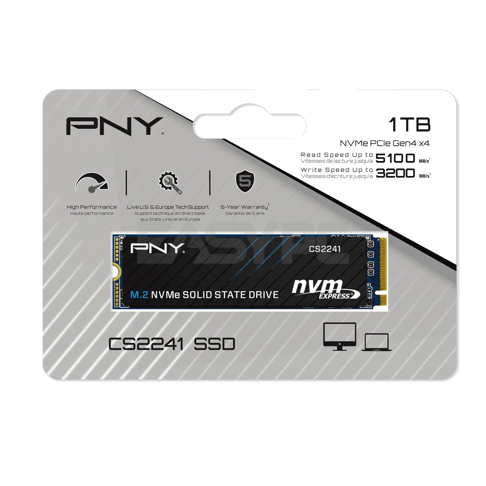 PNY CS2241 1TB M.2 NVME Solid State Drive Gen 4 - Image 4