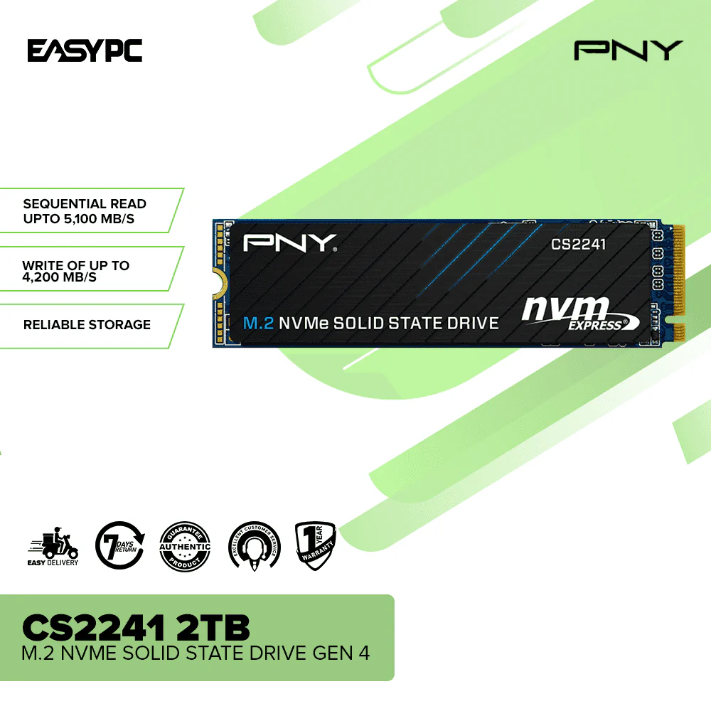 PNY CS2241 2TB M.2 NVME Solid State Drive Gen 4 - Image 2