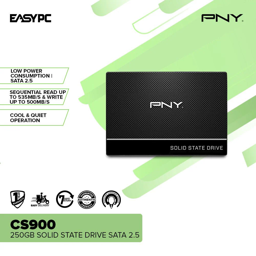 PNY CS900 250gb Reliable storage Solid State Drive SATA 2.5 - Image 2