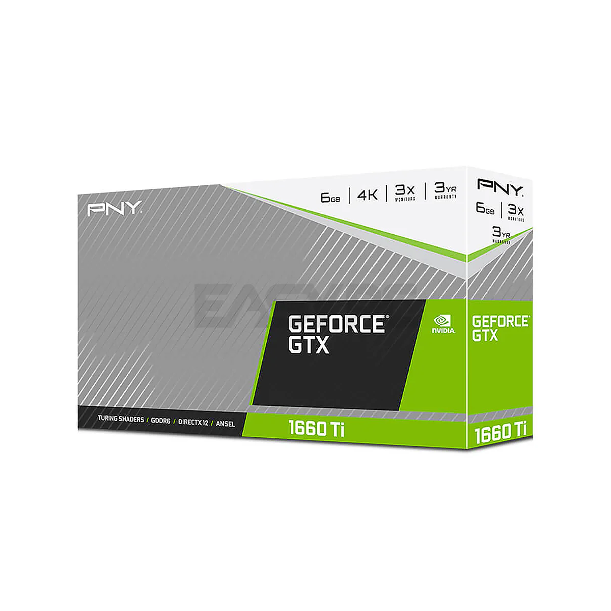 PNY NVIDIA® GeForce GTX 1660Ti Dual Fan VCG1660T6DFPPB 6gb 192bit GDdr6 Gaming Videocard