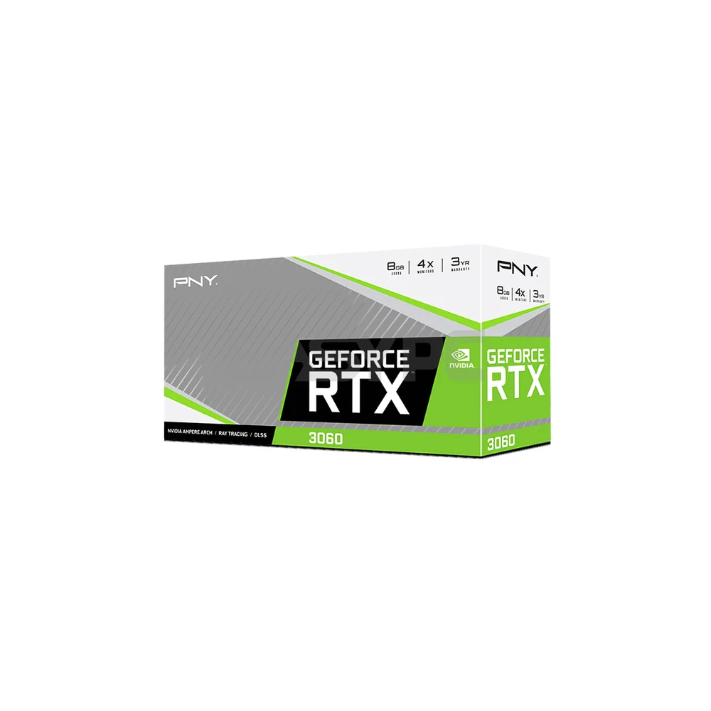 PNY NVIDIA® GeForce RTX™ 3060 VERTO Dual Fan VCG30608DFBPB1 8gb 128bit GDdr6 Gaming Videocard - Image 3