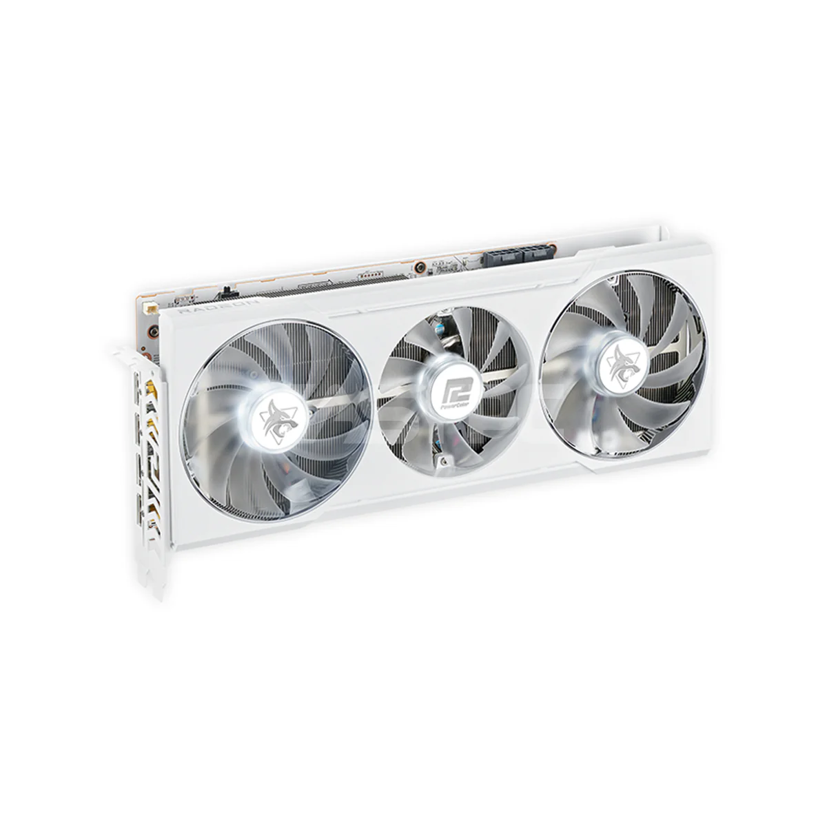Powercolor HellHound Rx 6700xt 12GBD6-3DHLV2 Spectral White 12gb 192bit GDdr6 An 8+2 phase VRM guarantees better overclocking and stability, increases airflow and air pressure by up to 60% AMD FreeSync Technology Gaming Videocard - Image 2