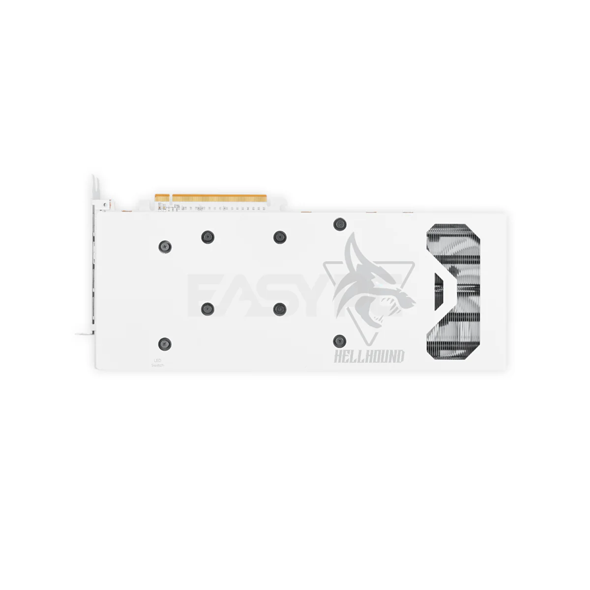 Powercolor HellHound Rx 6700xt 12GBD6-3DHLV2 Spectral White 12gb 192bit GDdr6 An 8+2 phase VRM guarantees better overclocking and stability, increases airflow and air pressure by up to 60% AMD FreeSync Technology Gaming Videocard - Image 3