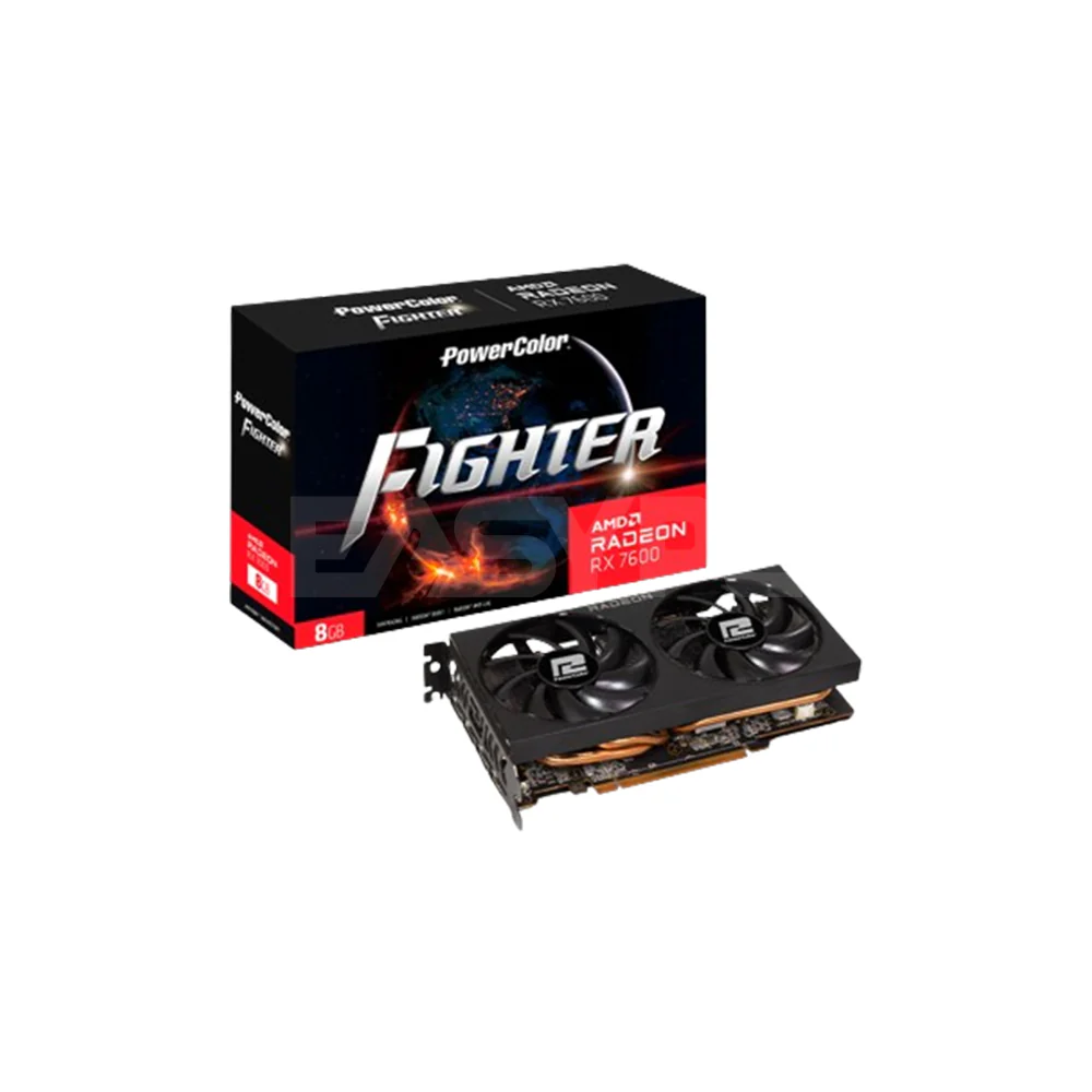 PowerColor Radeon RX 7600 AXRX 7600 8GBD6 -F 128BIT GDDR6 Gaming Videocard - Image 3