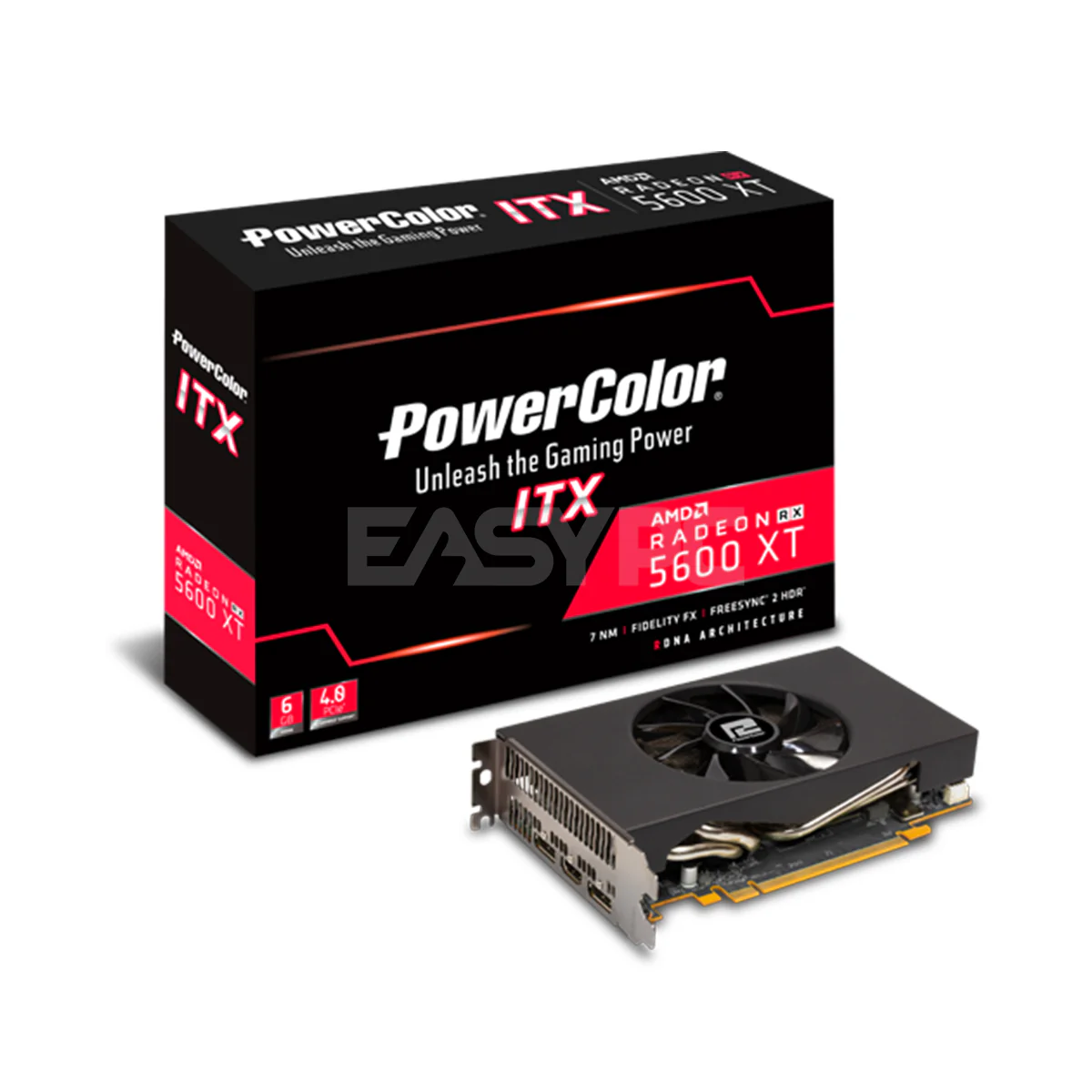 Powercolor RX 5600 XT 6GBD6-2DH ITX 6gb 192bit GDdr6 Gaming Videocard