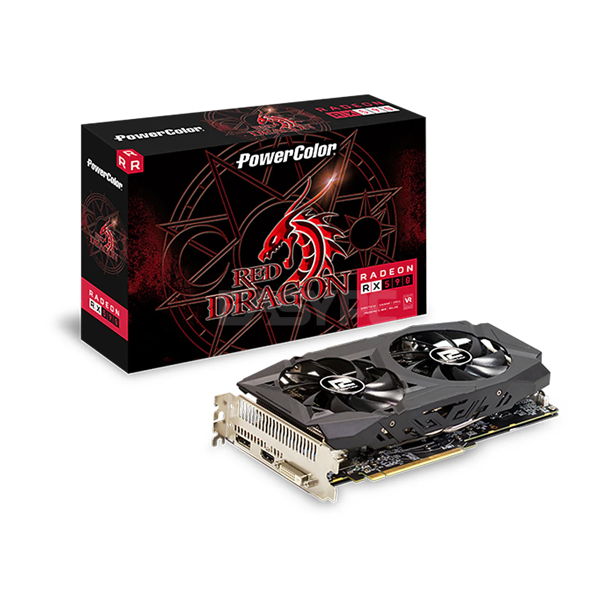 Powercolor RX590 Red Dragon 8gbd5-DHD Gaming Videocard 8gb 256bit GDdr5