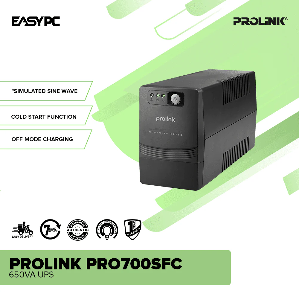 PROLINK PRO700SFC 650VA UPS - Image 2