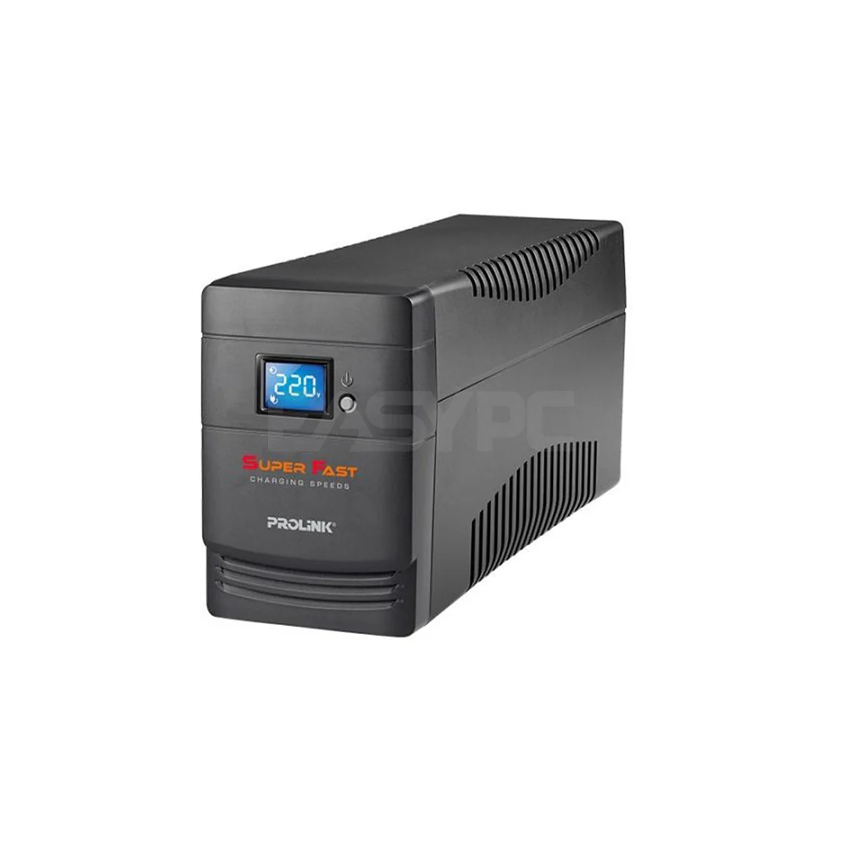 Prolink  PRO700SFT 650VA  with Touchscreen Panel/Build-in Avr super fast charging line-interactive Ups Auto Restar while AC is recovering,  Simulated sine wave, Off-mode charging, Cold start function,  LCD User Interface UPS and AVR