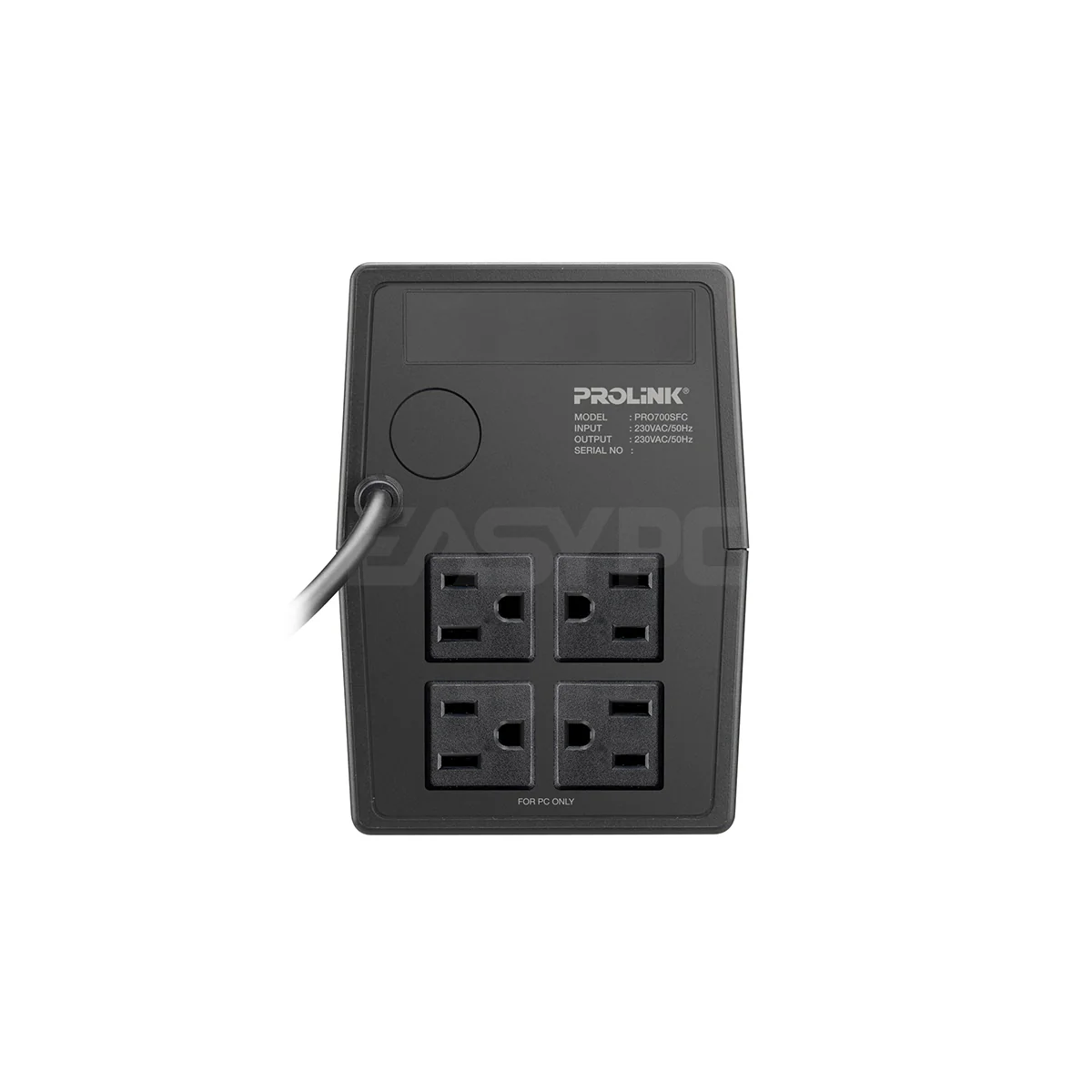 Prolink  PRO700SFT 650VA  with Touchscreen Panel/Build-in Avr super fast charging line-interactive Ups Auto Restar while AC is recovering,  Simulated sine wave, Off-mode charging, Cold start function,  LCD User Interface UPS and AVR - Image 3