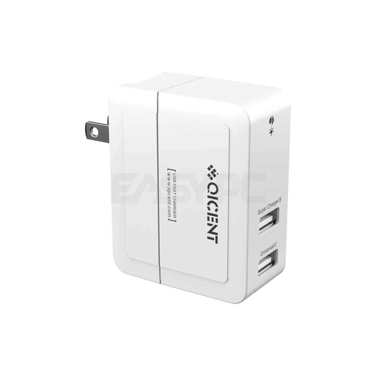 Qicent Dual Port Usb Charger White - Image 2