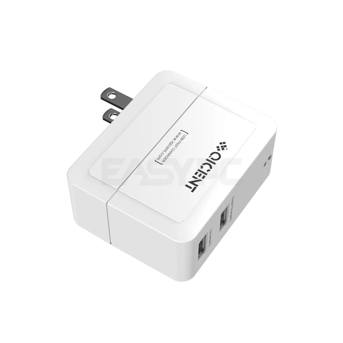 Qicent Dual Port Usb Charger White - Image 3