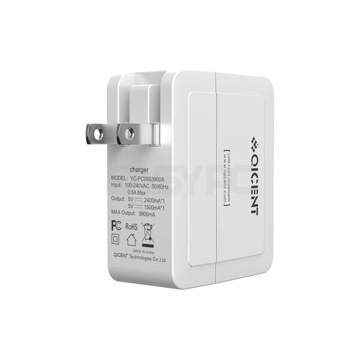 Qicent Dual Port Usb Charger White - Image 4