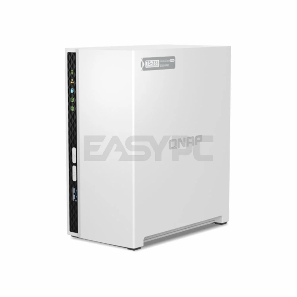 QNAP TS-233 2GB Memory 2-Bay NAS AI-powered image recognition DiskStation