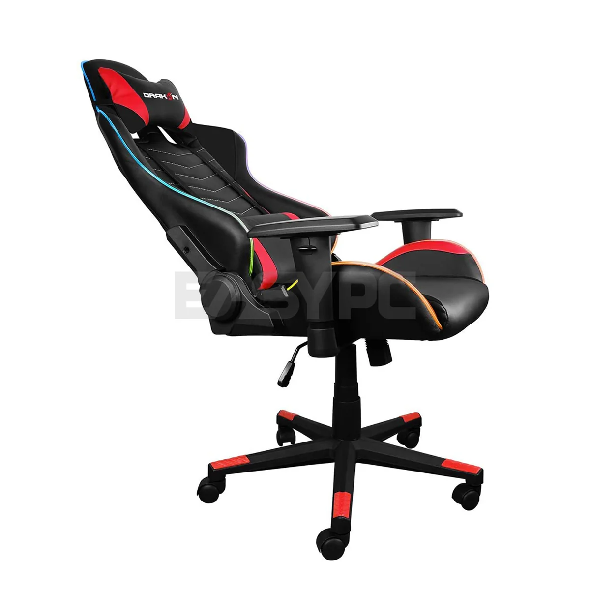 Raidmax DK922 RGB Gaming Chair Red - Image 4