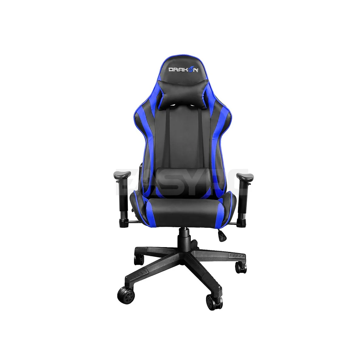 Raidmax Drakon DK706, Sycthetic Leather, PU Cortex for Armrest, Export Grade Quality Gas Lever, Removable Headrest, Ergonomic Backrest, Adjustable Pillows, 2D Adjustable Armrest, Wrap around seat Black/ Blue/Red/ White Gaming Chair 10KEN - Image 2