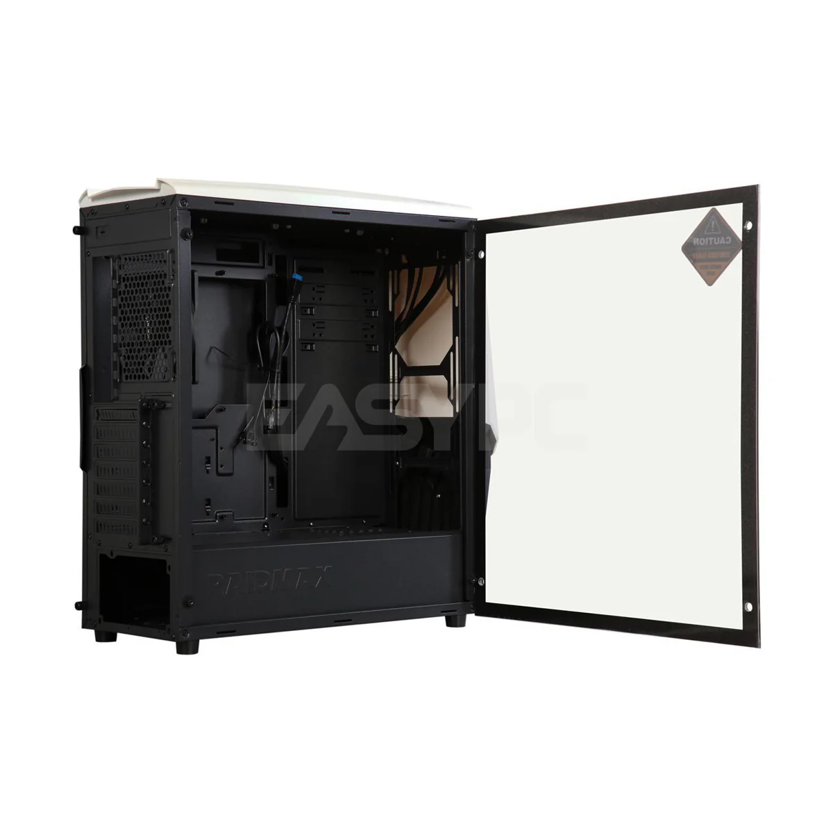 Raidmax Gama Mid Tower Case White - Image 4