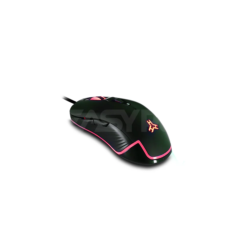 RAKK Alti Illuminated RGY Gaming Mouse + RAKK Daguob Illuminated Gaming Headset Red - Image 4