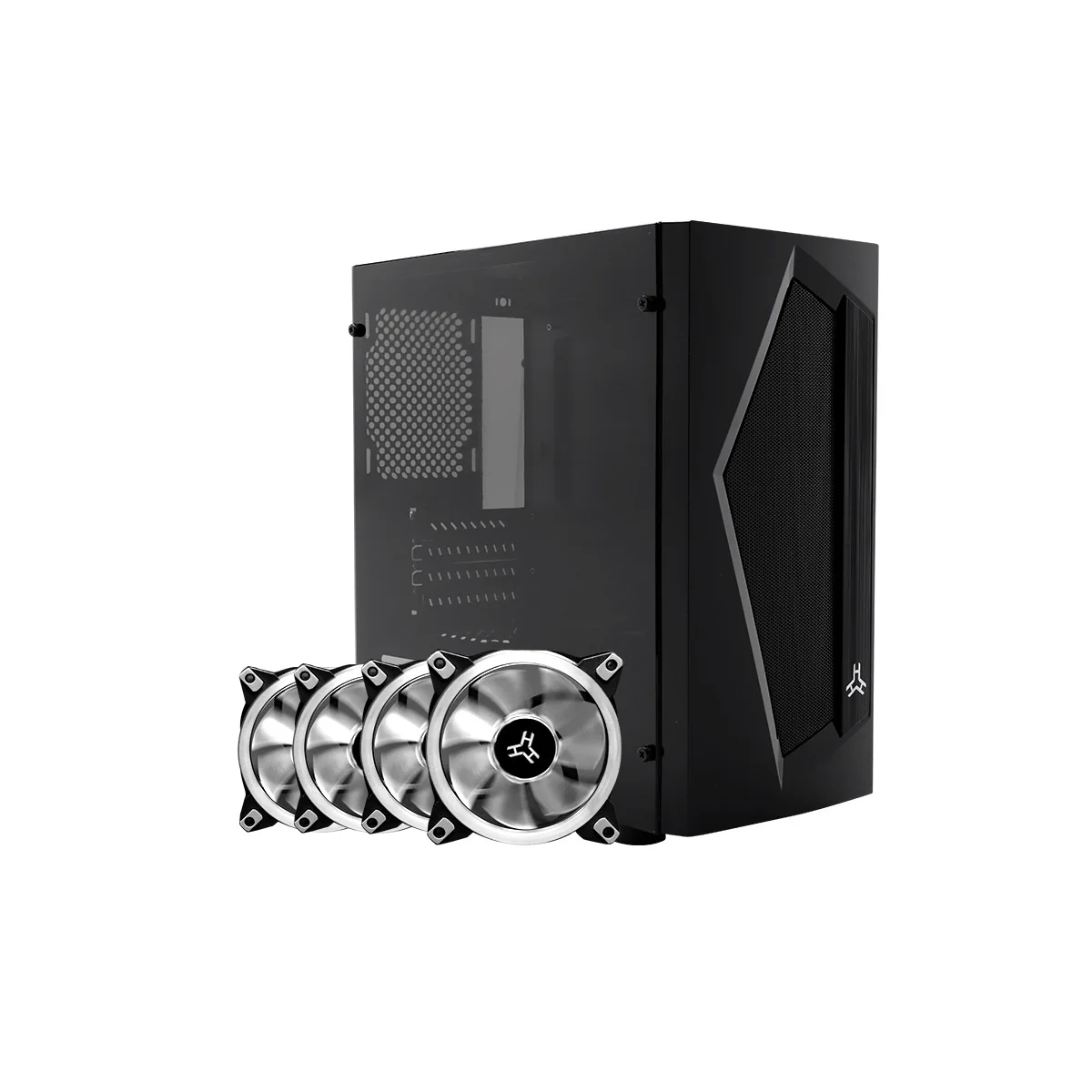 RAKK ANYAG MICRO ATX CASE+RAKK OUNOS X BUNDLES - Image 2