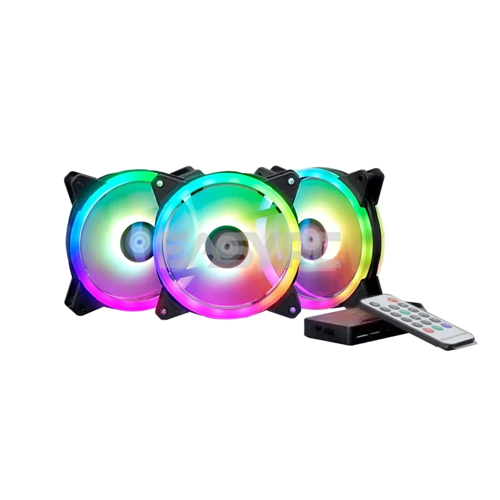RAKK BAKUD Gaming PC Case Black / RAKK BAKUD PC Case | MARIS PRO CHASSIS FAN 3-in-1 KIT - Image 9