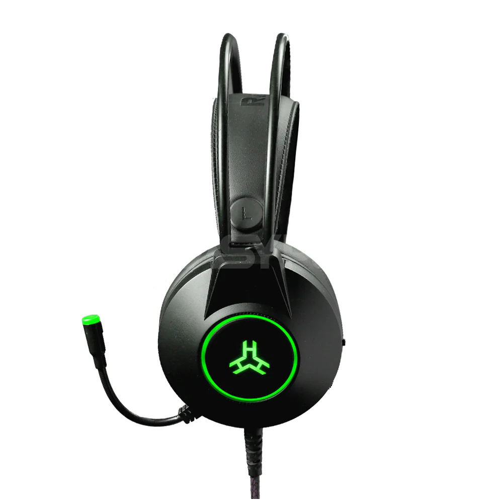 RAKK Daguob Pro 7.1 Gaming Headset Green - Image 3