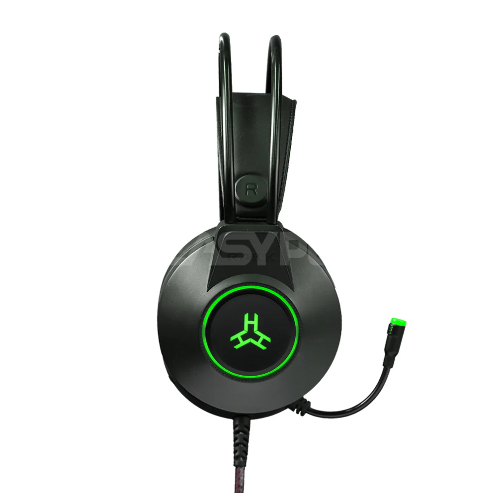 RAKK Daguob Pro 7.1 Gaming Headset Green - Image 4