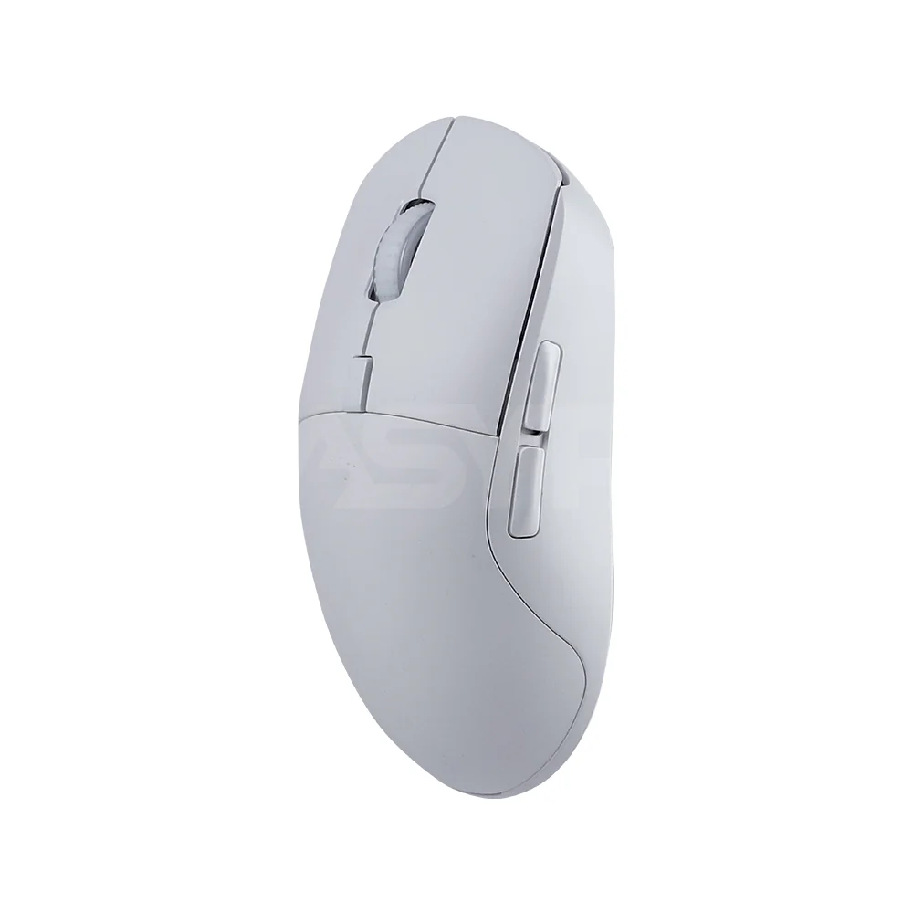 RAKK DASIG X2 Ambidextrous Hotswap Trimode PAW3325 Huano 80M RGB Gaming Mouse White