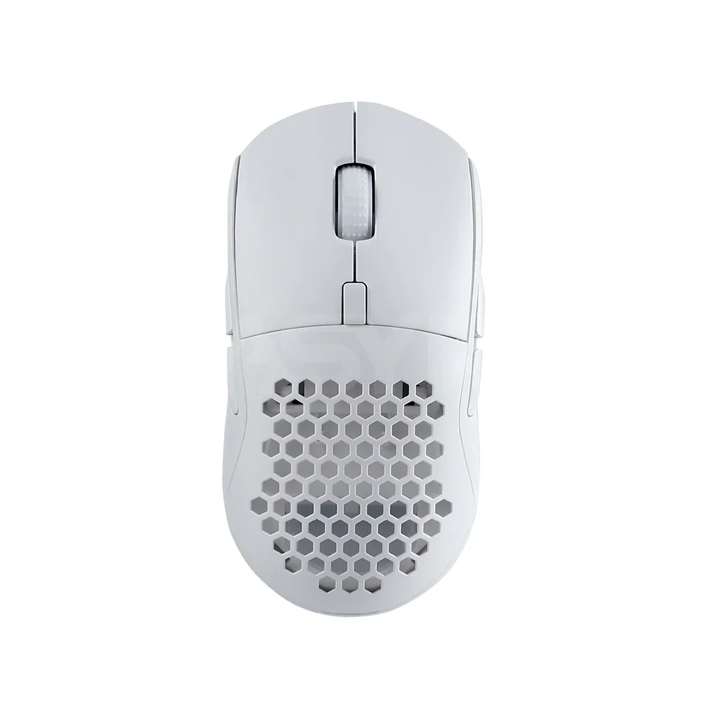 RAKK DASIG X3 Ambidextrous Hotswap Trimode PAW3311 Huano 80M RGB Gaming Mouse White - Image 2