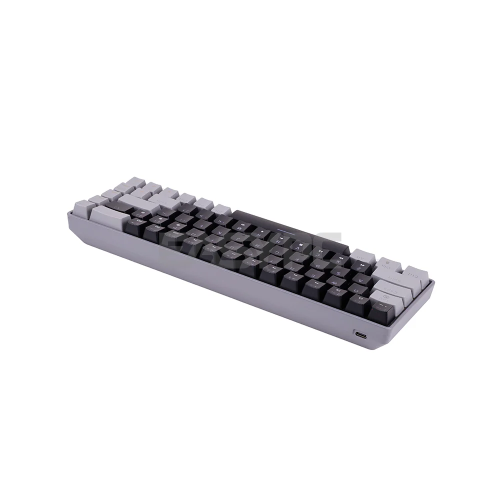 RAKK DIWA V3 68 Keys Huano Switch Mechanical Gaming Keyboard Gray/Black - Image 6