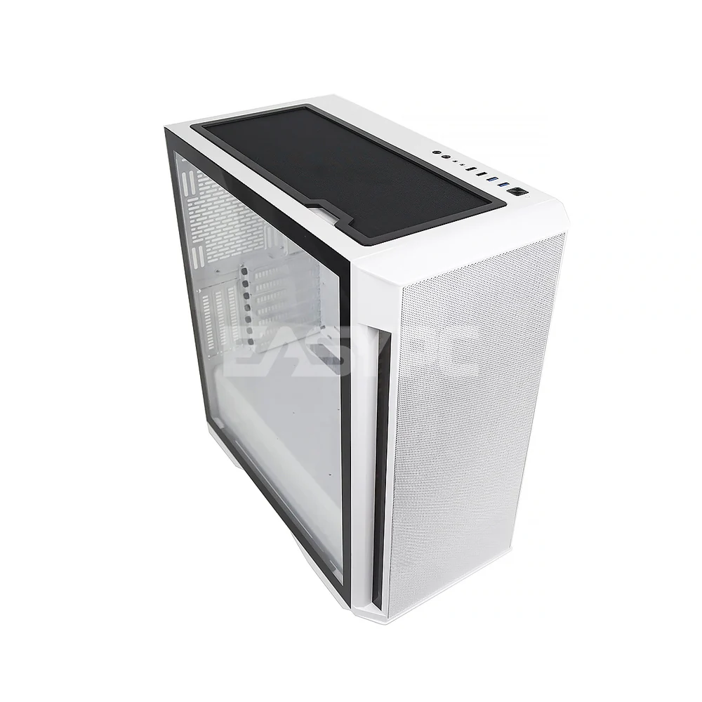 RAKK GALURA ATX Adjustable Storage Bracket with aRGB Fans Black and white Gaming Case - Image 5