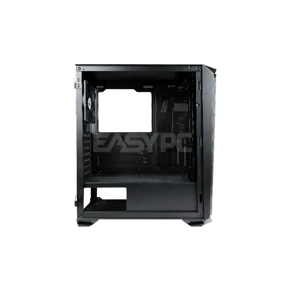Rakk Haliya ATX Mid Tower Tempered Glass, Support mATX, iTX with 120mm fan Black/White PC Gaming Case - Image 3