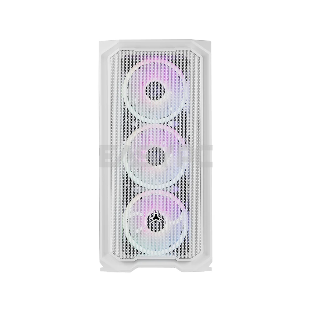 Rakk Haliya ATX Mid Tower Tempered Glass, Support mATX, iTX with 120mm fan Black/White PC Gaming Case - Image 5