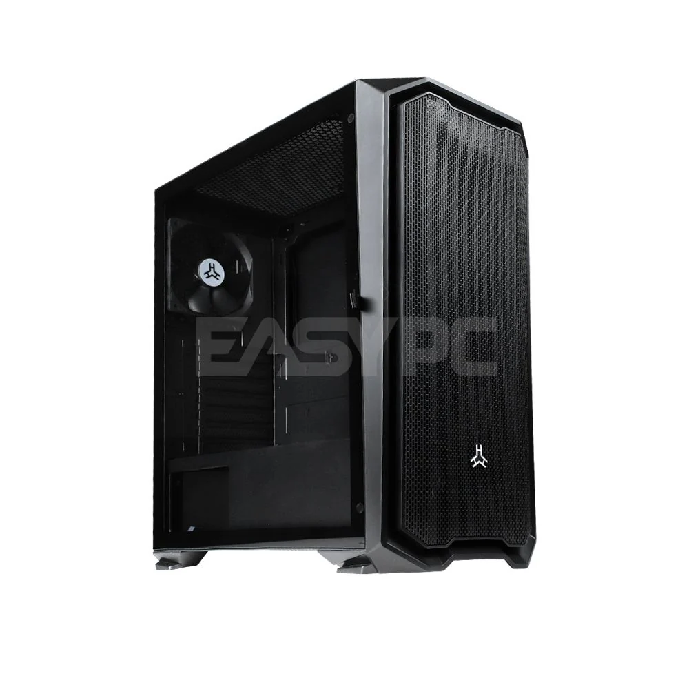 RAKK Haliya ATX Gaming Case Black and RAKK ABYSS 120mm 3in1 Cooling Fan with Lightning Kit RGB Bundle - Image 3