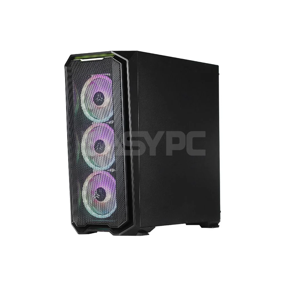 RAKK Haliya ATX Gaming Case Black and RAKK Maris Pro PC Lighting Kit RGB Bundle - Image 4