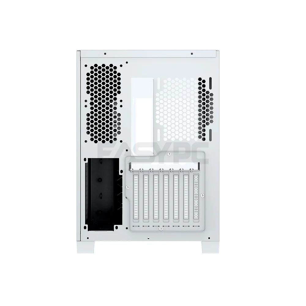 RAKK HAMRUS Gaming PC Mid Tower Case White Support E-ATX up to 275 mm wide Motherboard - Image 6