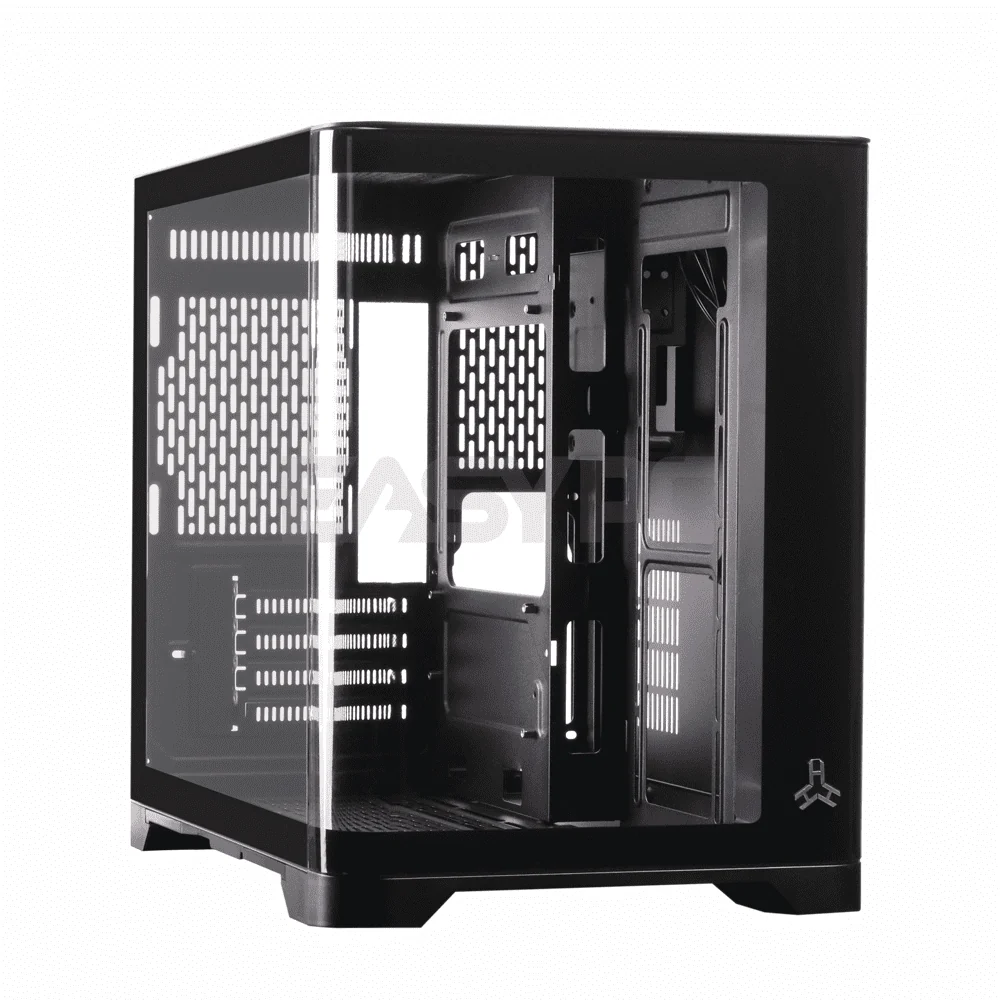 RAKK HAMRUS-M Curved Gaming PC Case M-ATX Black
