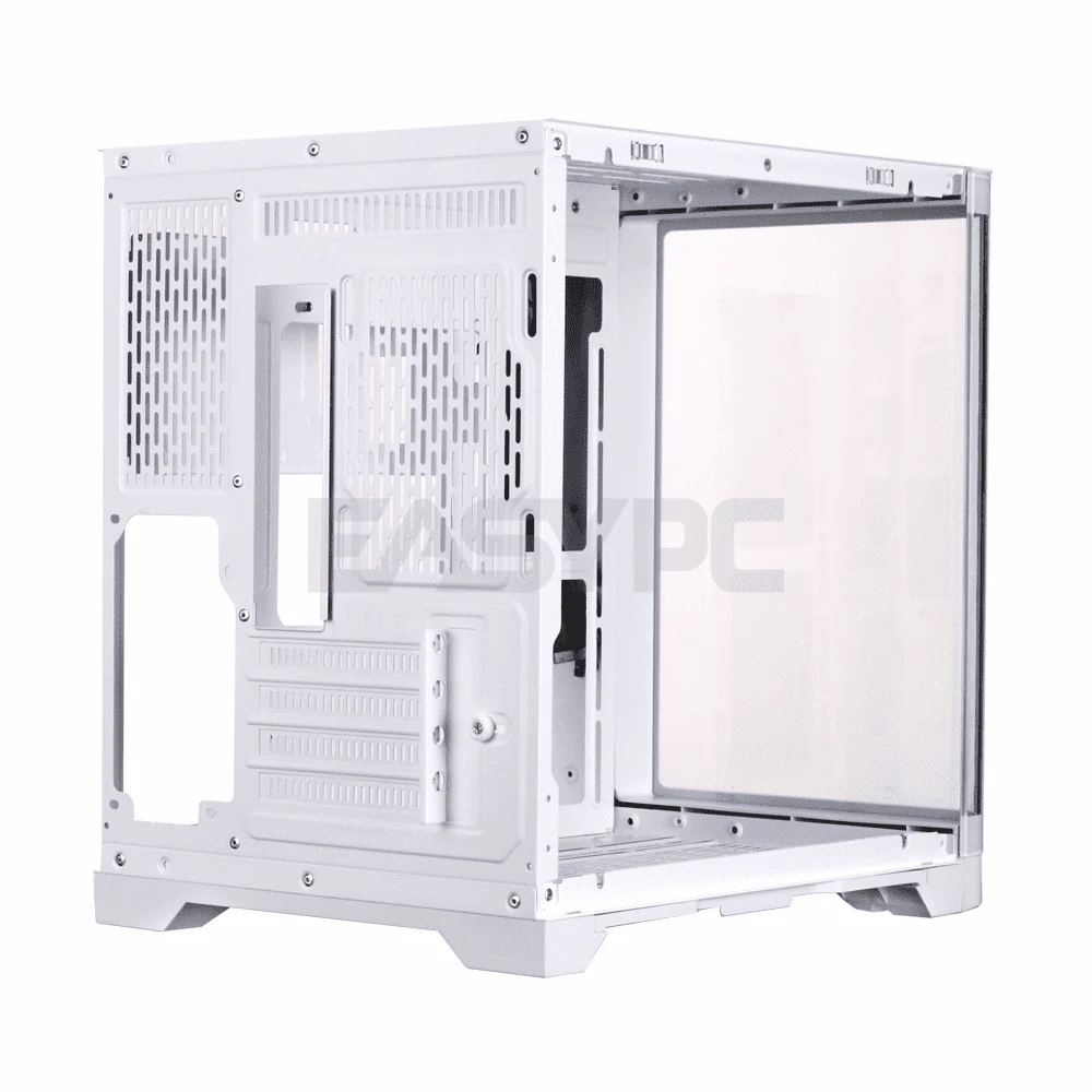 RAKK HAMRUS-M Curved Gaming PC Case M-ATX White - Image 4