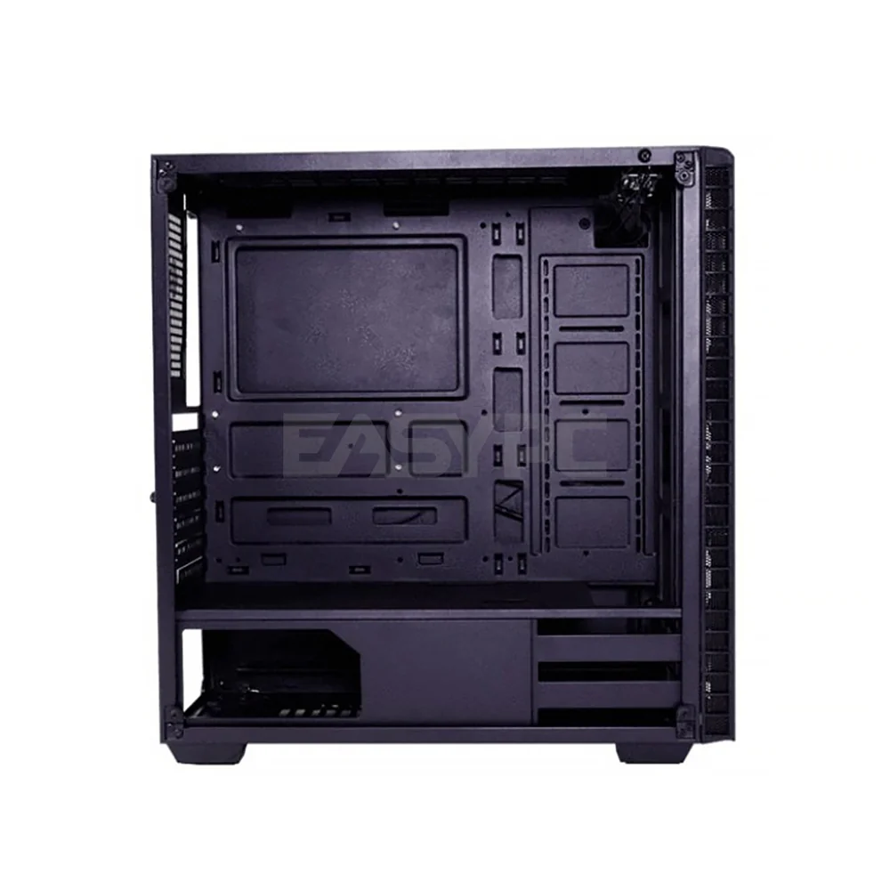 Rakk Hawani Mid Tower Tempered Glass White/Black Support ATX, MATX, ITX MotherBoard PC Gaming Case - Image 5