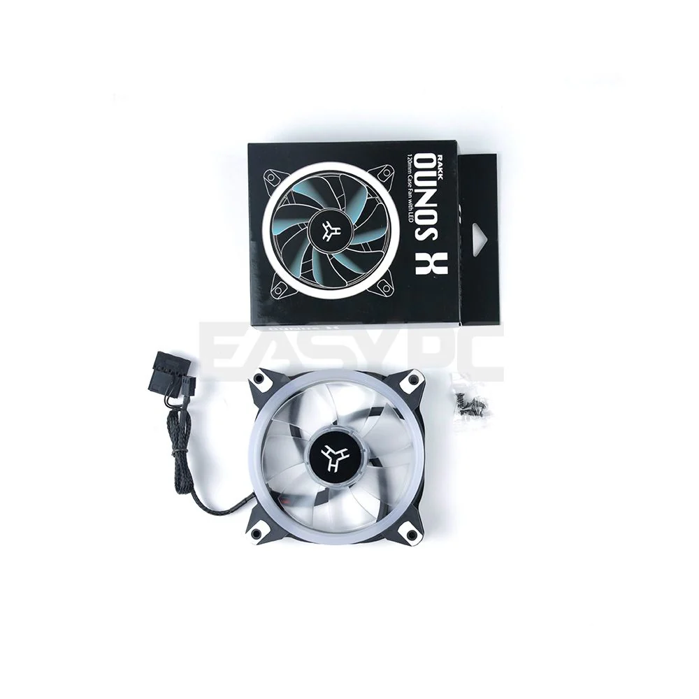 Rakk Hawani Mid Tower Black + RAKK Ounos X Chassis Fan Bundles - Image 10
