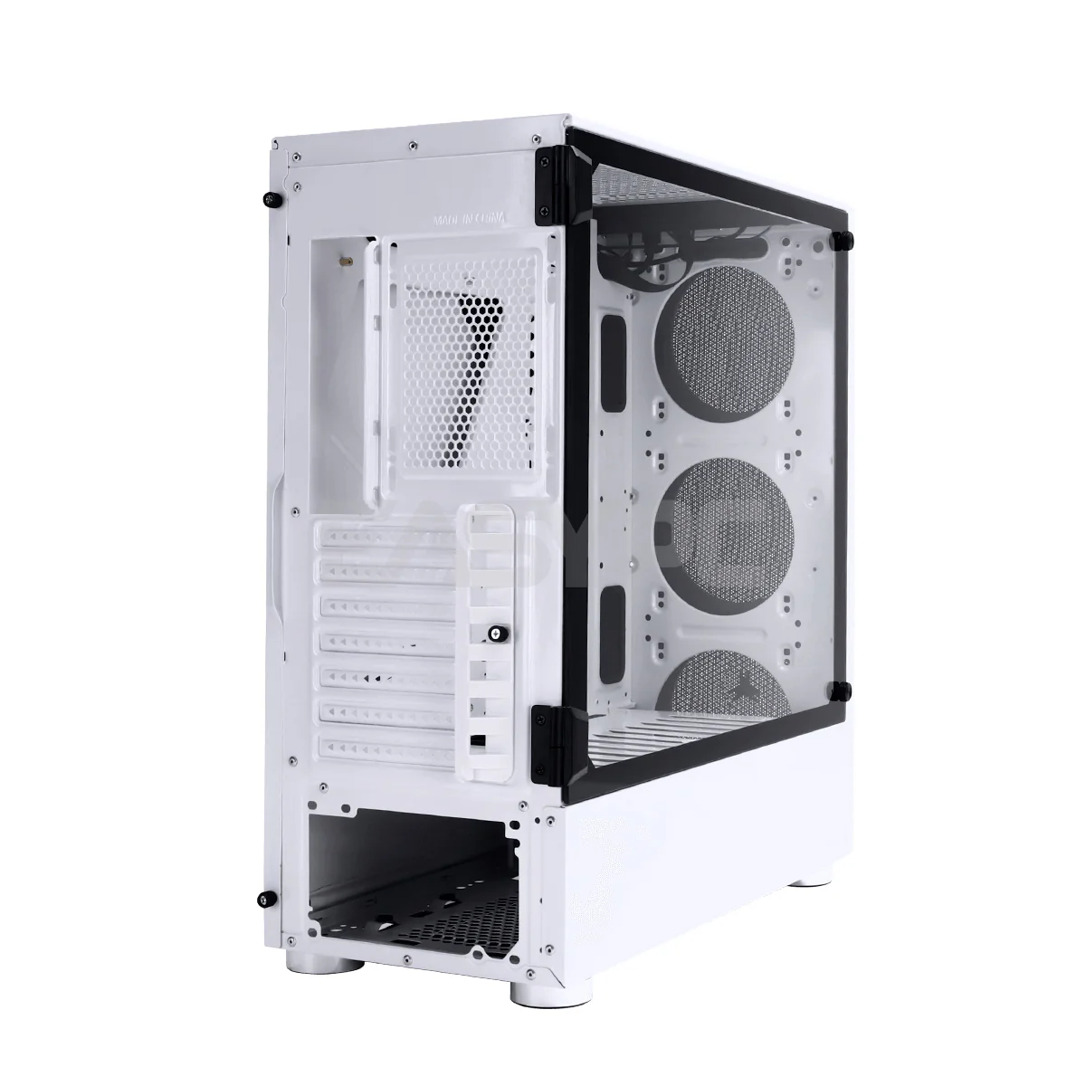 Rakk Huna 2 Tempered Glass Gaming Case White - Image 4