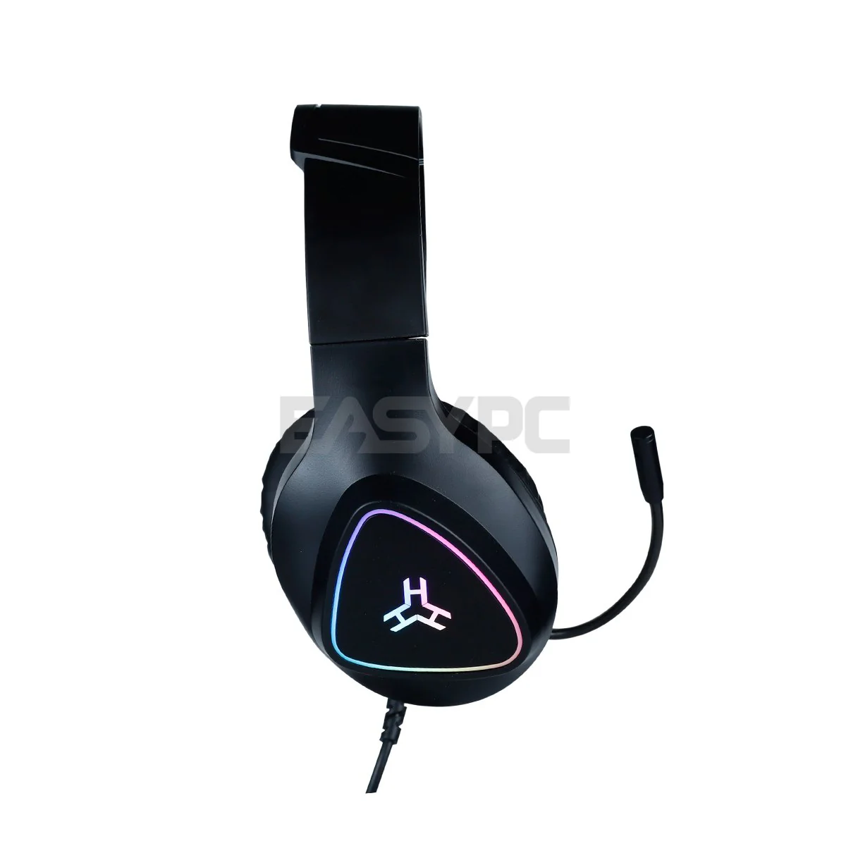 RAKK HUNI Wired RGB Black and White Gaming Headset - Image 2