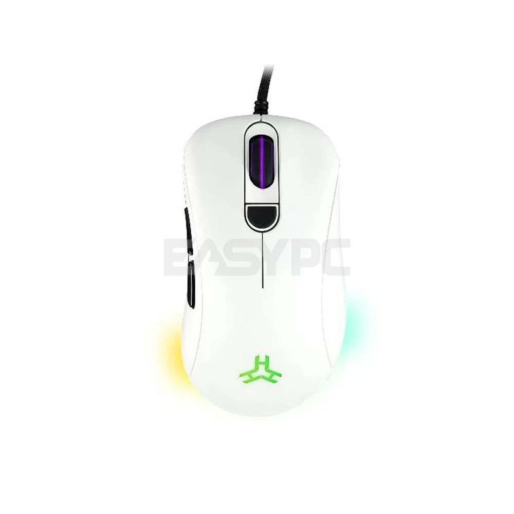 Rakk Kaptan RGB Black/White Gaming Mouse - Image 5