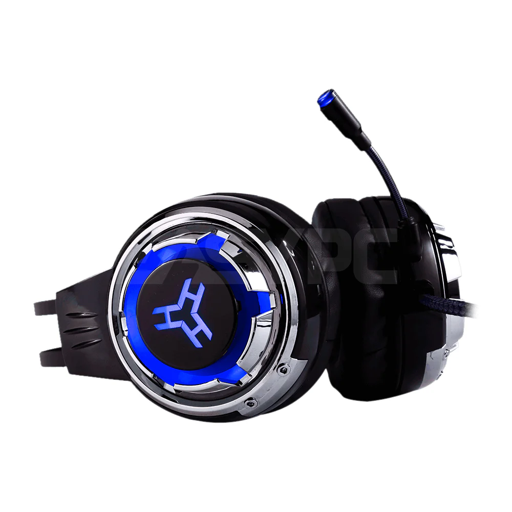 RAkk Karul Illuminated Gaming Headset Blue Bulk - Image 3