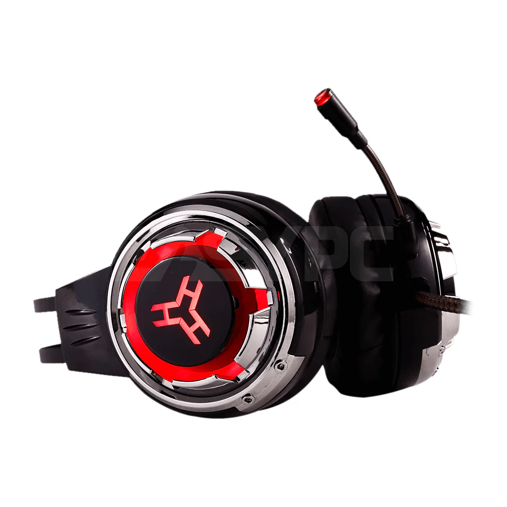 RAkk Karul Illuminated Gaming Headset Red Bulk - Image 3