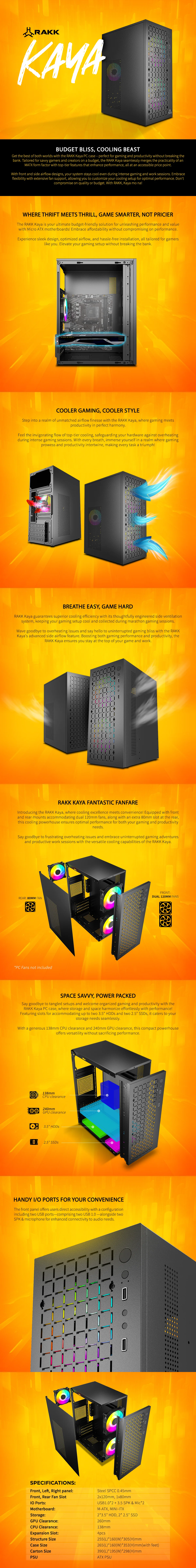 RAKK KAYA MATX Gaming PC Black - Image 5