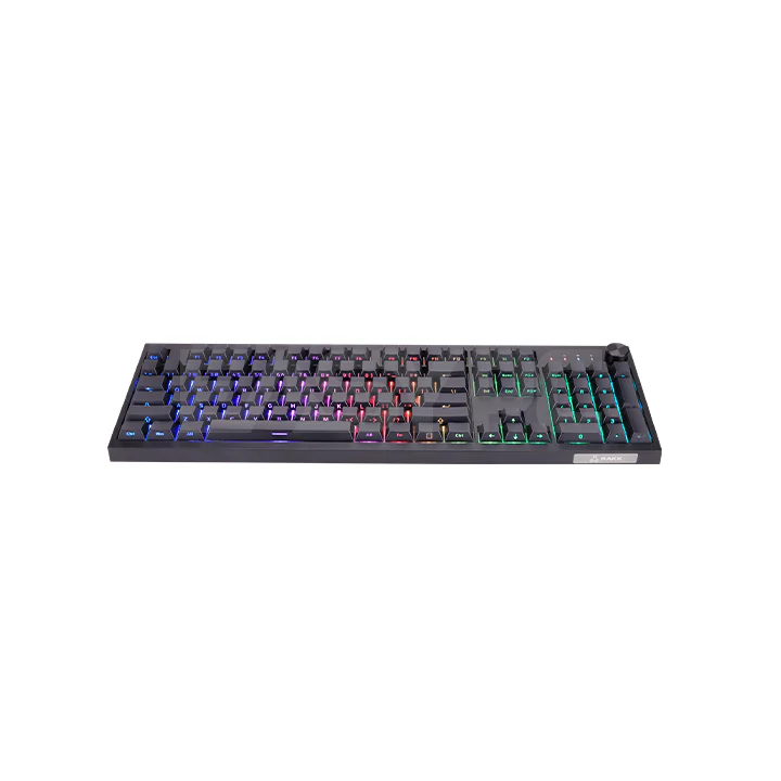 RAKK KIMAT XT3 Huano Yellow, Black Color Trimode Mechanical Keyboard - Image 3
