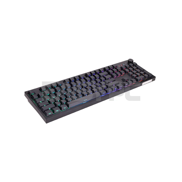 RAKK KIMAT XT3 Huano Yellow, Black Color Trimode Mechanical Keyboard - Image 4