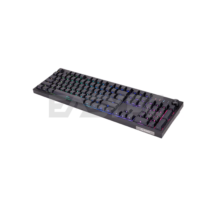 RAKK KIMAT XT3 Huano Yellow, Black Color Trimode Mechanical Keyboard - Image 5