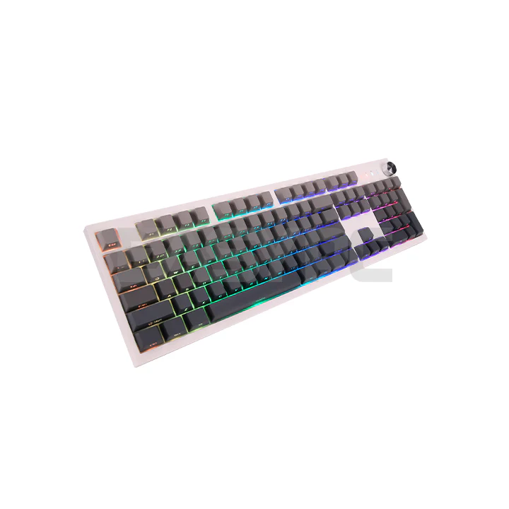 RAKK KIMAT XT3 Huano Yellow, Grey Gradiant Trimode Mechanical Keyboard - Image 4